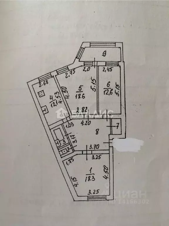 3-к кв. Белгородская область, Белгород ул. Машковцева, 4 (82.0 м) - Фото 1