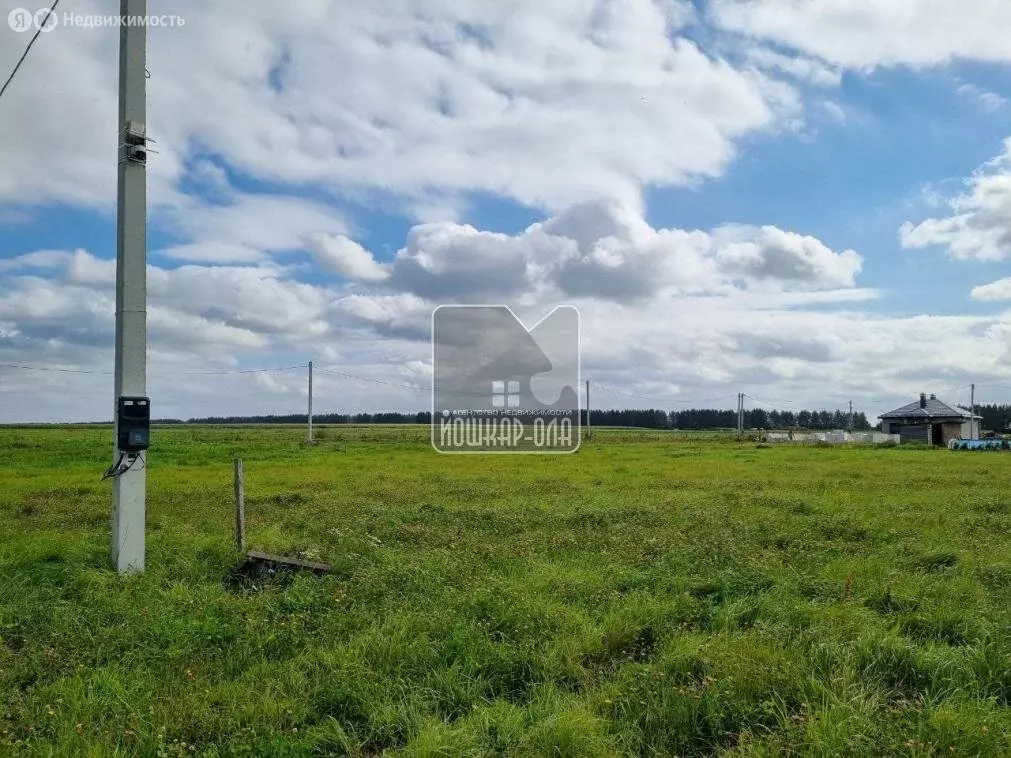 Участок в Медведевский район, Кузнецовское сельское поселение, деревня ... - Фото 1