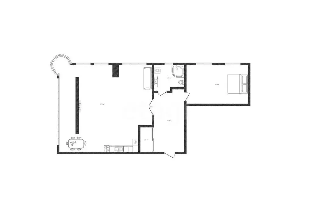 2-комнатная квартира: Махачкала, улица Малыгина, 7 (110 м) - Фото 1