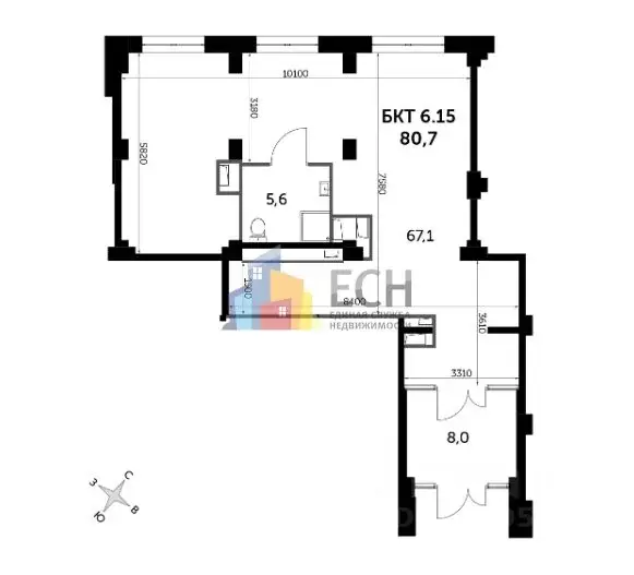 Помещение свободного назначения в Московская область, Люберцы ул. ... - Фото 1