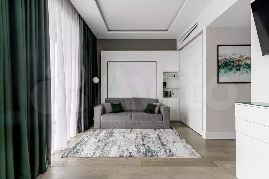 Квартира-студия, 45 м, 4/41 эт. - Фото 0