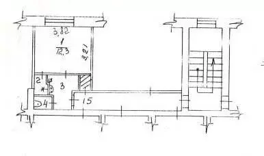 1-комнатная квартира: Березники, Юбилейная улица, 69 (18.2 м) - Фото 1