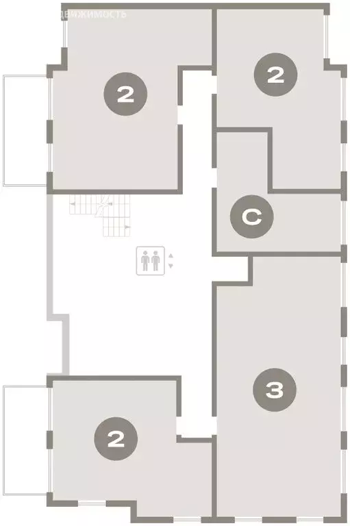 Квартира-студия: городской посёлок Новоселье, ЖК Брусника (30.76 м) - Фото 2