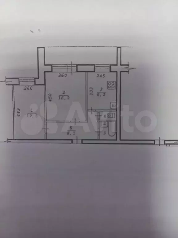 2-к. квартира, 49 м, 6/9 эт. - Фото 0