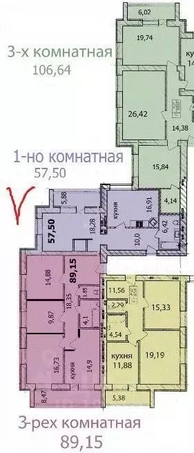 1-к кв. Владимирская область, Ковров ул. Ватутина, 51 (56.3 м) - Фото 1