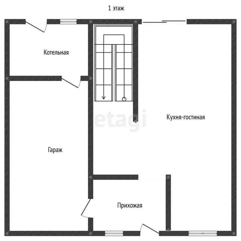 Дом в Октябрьский, коттеджный посёлок Спутник (170 м) - Фото 1