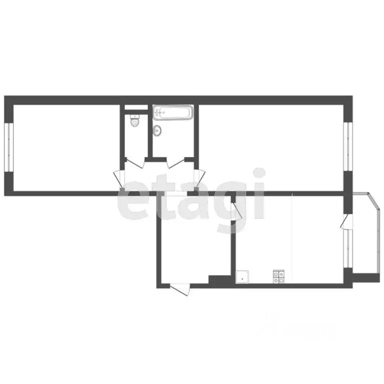 2-к кв. Тюменская область, Тюмень Широтная ул., 190к1 (66.0 м) - Фото 1