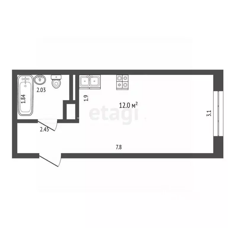 Студия Московская область, Красногорск городской округ, пос. ... - Фото 2