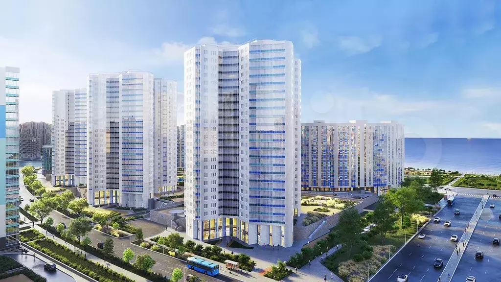 Квартира-студия, 27 м, 19/24 эт. - Фото 1