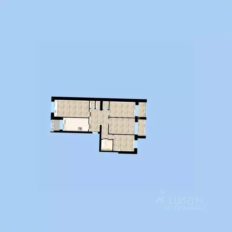 4-к кв. Башкортостан, Уфа ул. Юрия Гагарина, 14/1 (98.0 м) - Фото 1