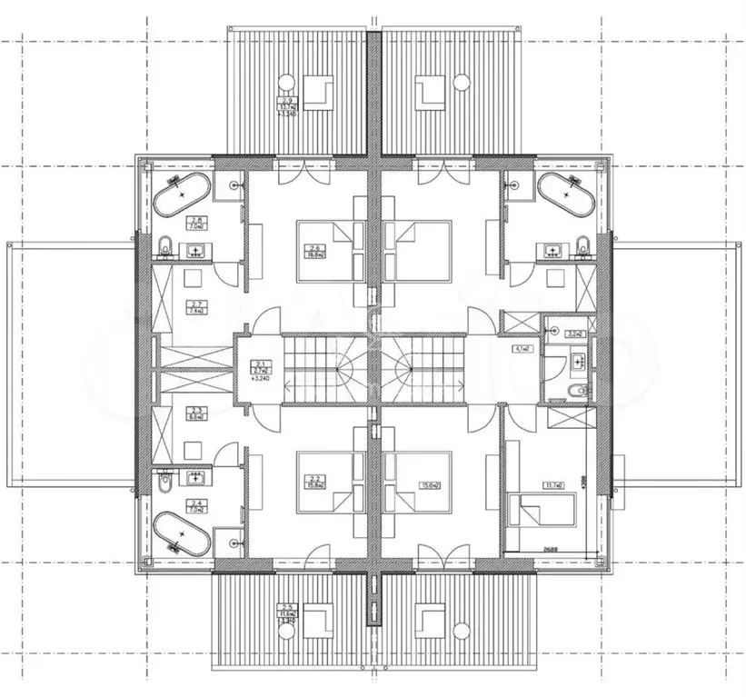 Таунхаус 225 м на участке 4,7 сот. - Фото 1