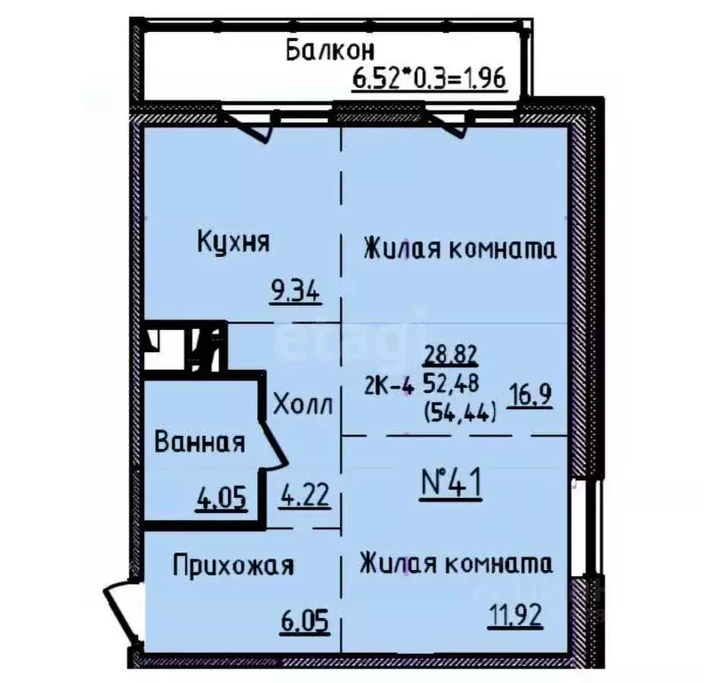 2-к кв. Приморский край, Владивосток ул. Анны Щетининой, 12 (53.0 м) - Фото 1