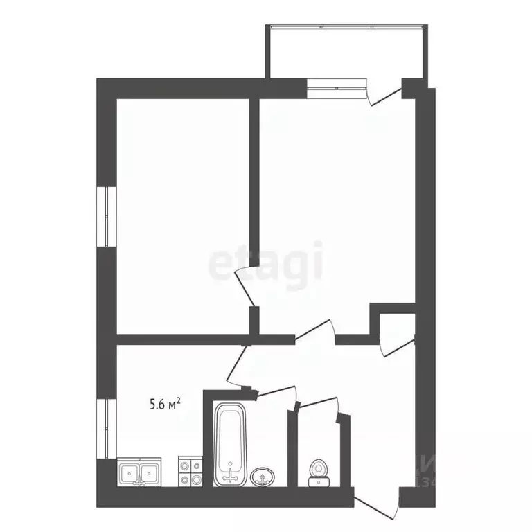 2-к кв. Белгородская область, Белгород просп. Богдана Хмельницкого, ... - Фото 2