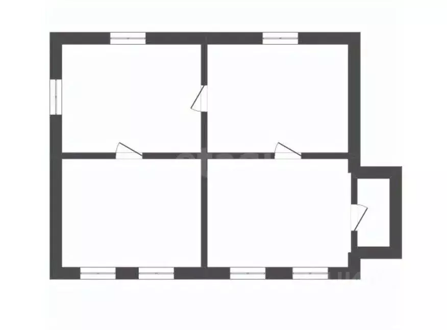 Дом в Воронежская область, Поворино ул. Победы, 77 (50 м) - Фото 2