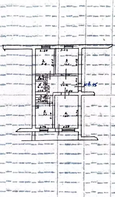 3-к кв. Курская область, Щигры Красная ул., 57 (61.1 м) - Фото 1