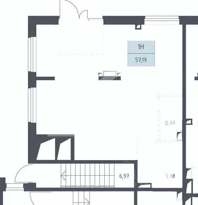Помещение свободного назначения в Москва ул. Красовского, 2к2 (57 м) - Фото 2