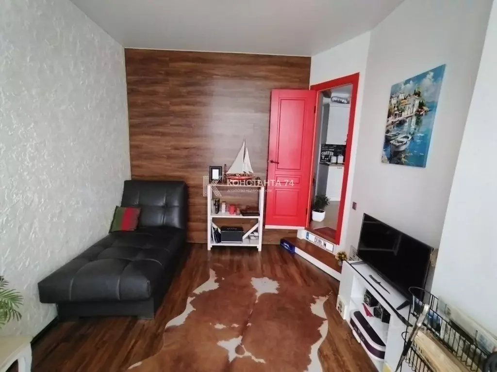 1-к кв. Челябинская область, Челябинск ул. Орджоникидзе, 64 (46.8 м) - Фото 1