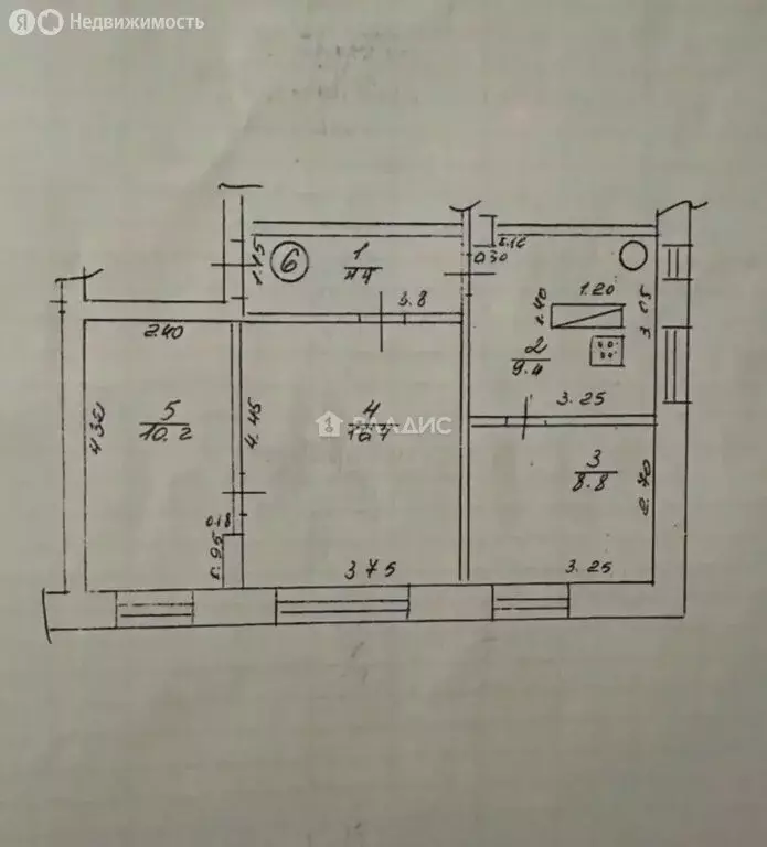 3-комнатная квартира: Нижегородская область, городской округ ... - Фото 2