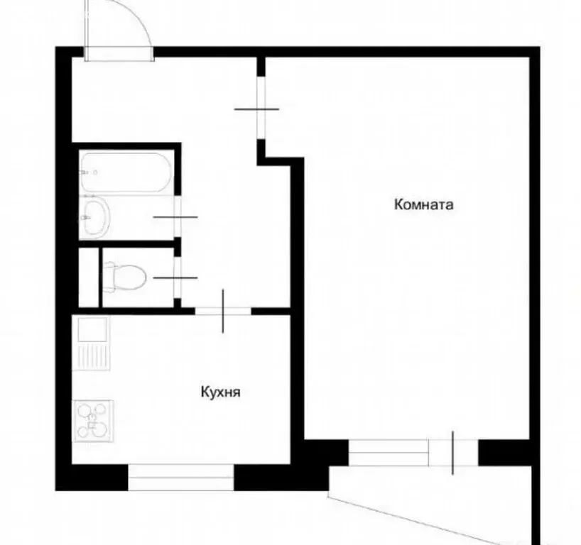 1-комнатная квартира: Москва, Саянская улица, 11к2 (32 м) - Фото 1