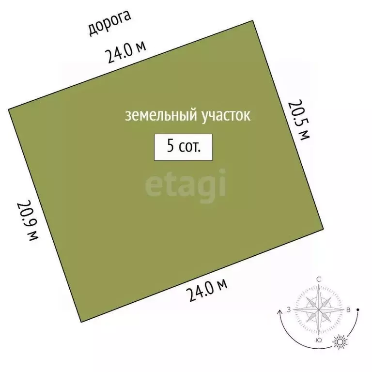 Участок в Тюменская область, Тюмень Ручеек СНТ, ул. Новая (5.0 сот.) - Фото 2