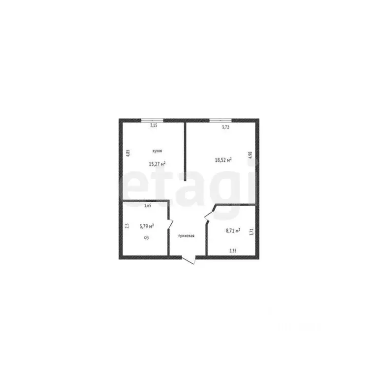 2-к кв. Дагестан, Каспийск просп. М. Омарова, 18 (51.0 м) - Фото 1