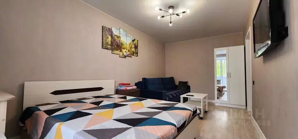 1-к кв. Томская область, Томск ул. Тимакова, 5 (33.0 м) - Фото 1