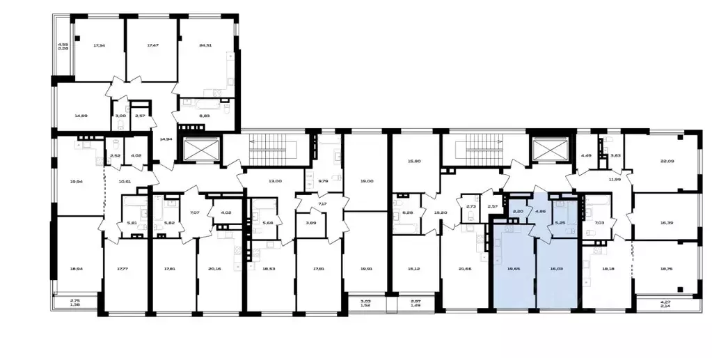 1-к кв. Воронежская область, Воронеж ул. Ольминского, 4 (47.99 м) - Фото 2