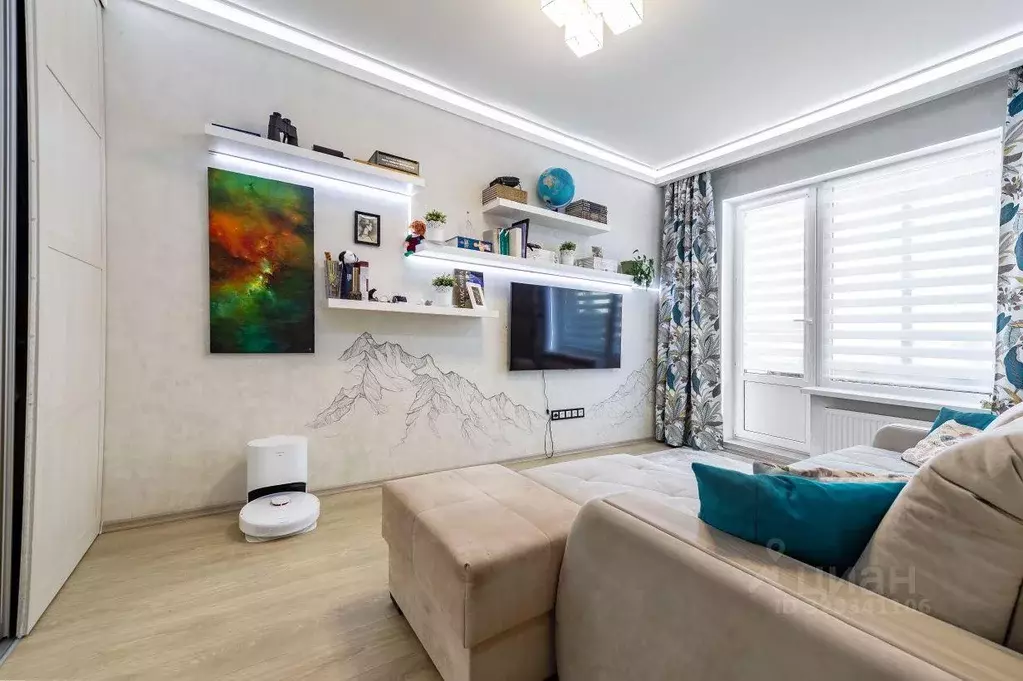 Квартира, 1 комната, 31.8 м - Фото 1