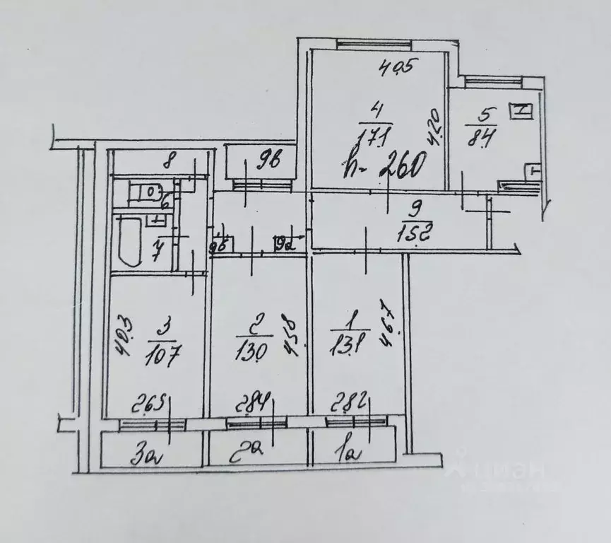 4-к кв. Москва Кантемировская ул., 29К2 (84.2 м) - Фото 1