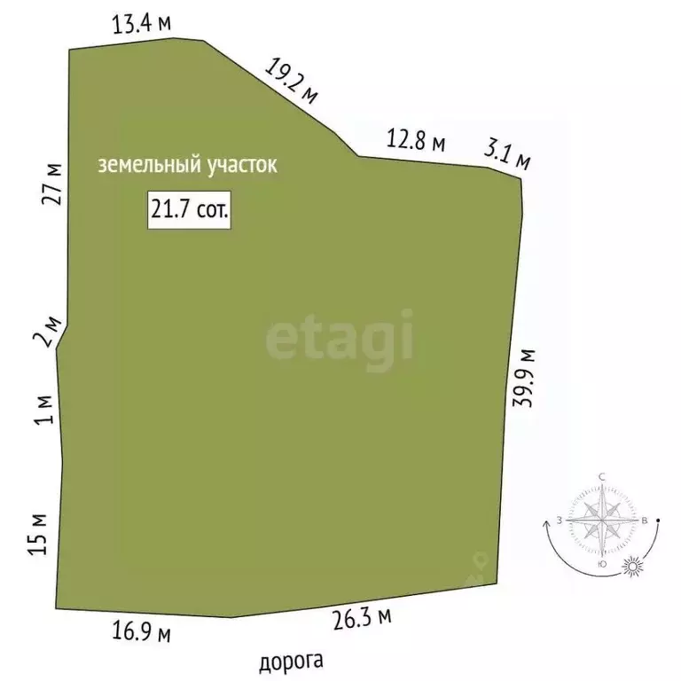 Участок в Саха (Якутия), Мегино-Кангаласский улус, Нижний Бестях пгт ... - Фото 2