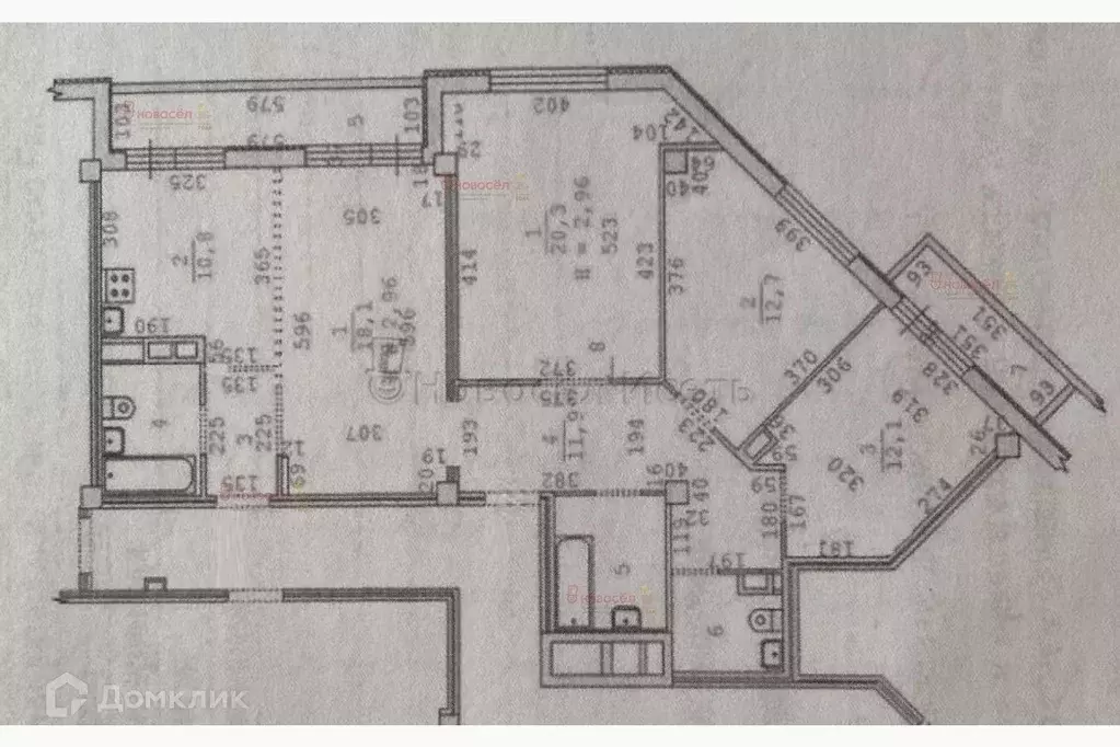 Продаётся 3-к квартира, 101 м - Фото 1