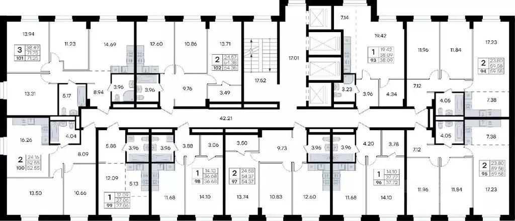1-к кв. Приморский край, Владивосток ул. Тухачевского, 80 (37.72 м) - Фото 2