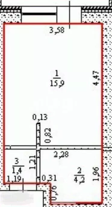 Студия Ульяновская область, Ульяновск Ипподромная ул., 13Г (21.5 м) - Фото 1