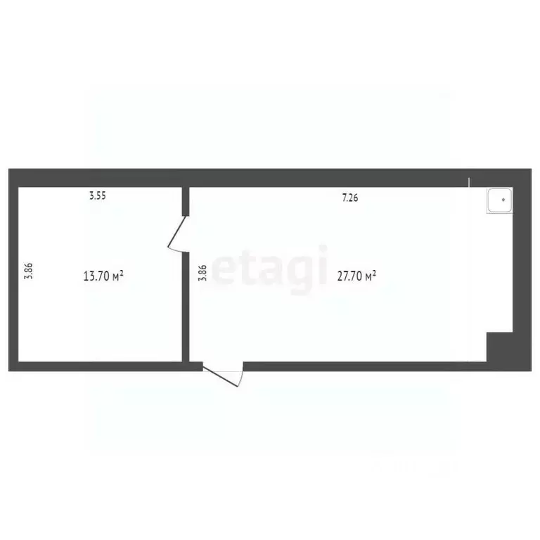 Офис в Омская область, Омск пос. Амурский, ул. Багратиона, 2 (41 м) - Фото 2