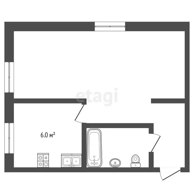 1-комнатная квартира: Муром, Озёрная улица, 5 (31.1 м) - Фото 1