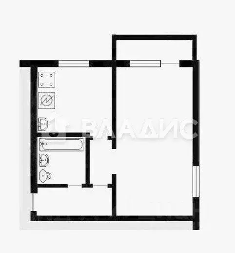 1-к кв. Краснодарский край, Новороссийск просп. Ленина, 13 (31.6 м) - Фото 2