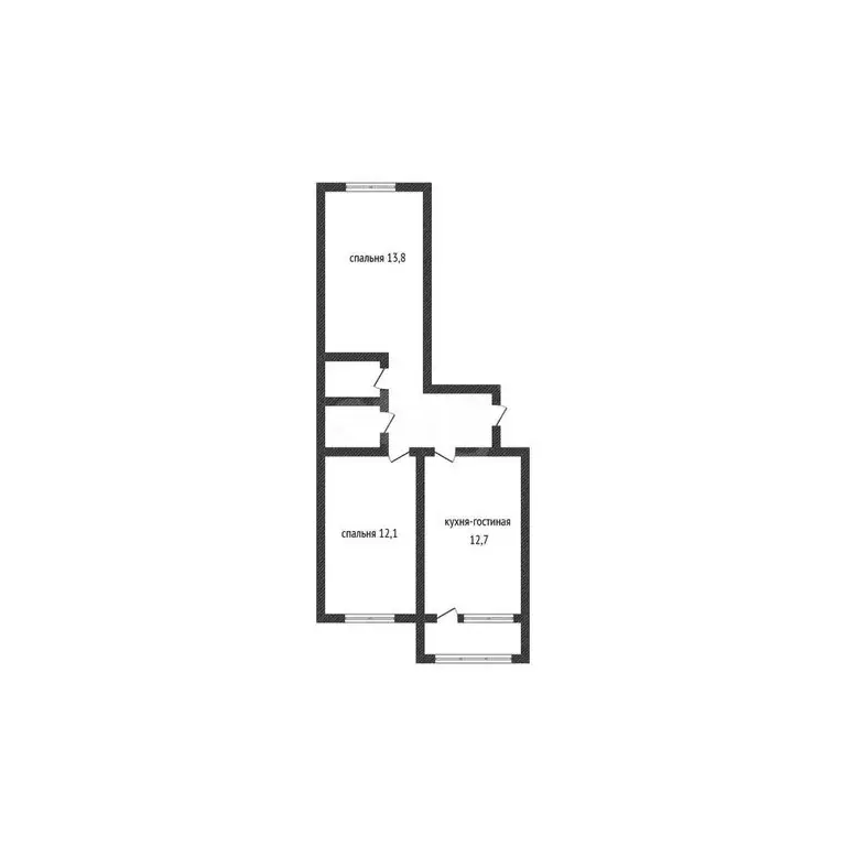 2-комнатная квартира: Краснодар, улица имени Героя Ростовского, 8к1 ... - Фото 0