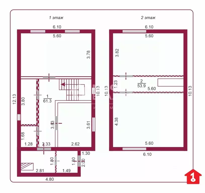 Дом в Омская область, Омск ул. Перова, 17А (115 м) - Фото 2