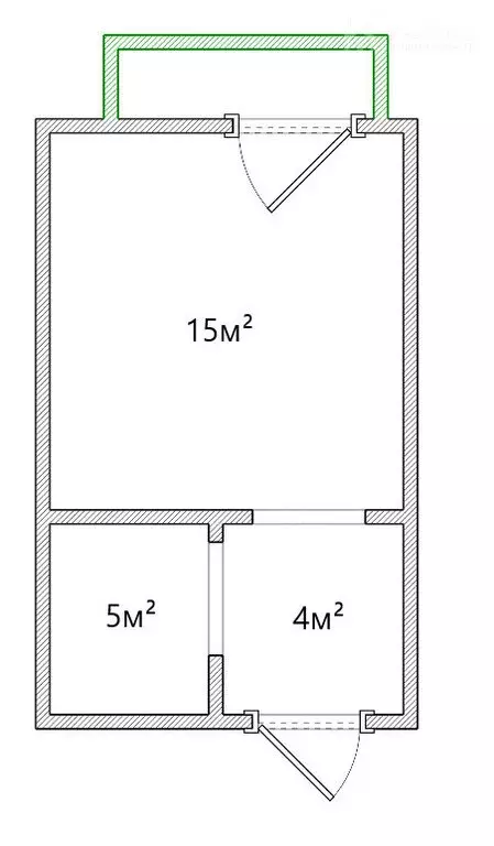 Квартира-студия: Воронеж, улица Независимости, 78к1 (24 м) - Фото 1