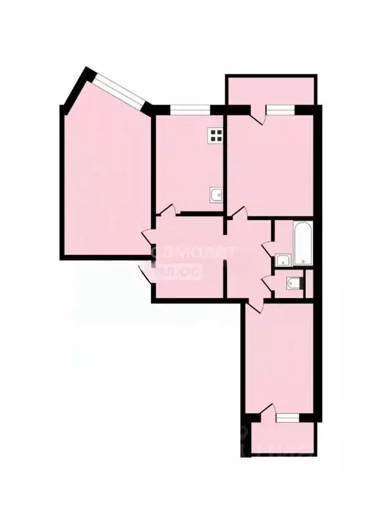 3-к кв. Липецкая область, Липецк 15-й мкр, 11 (61.9 м) - Фото 1