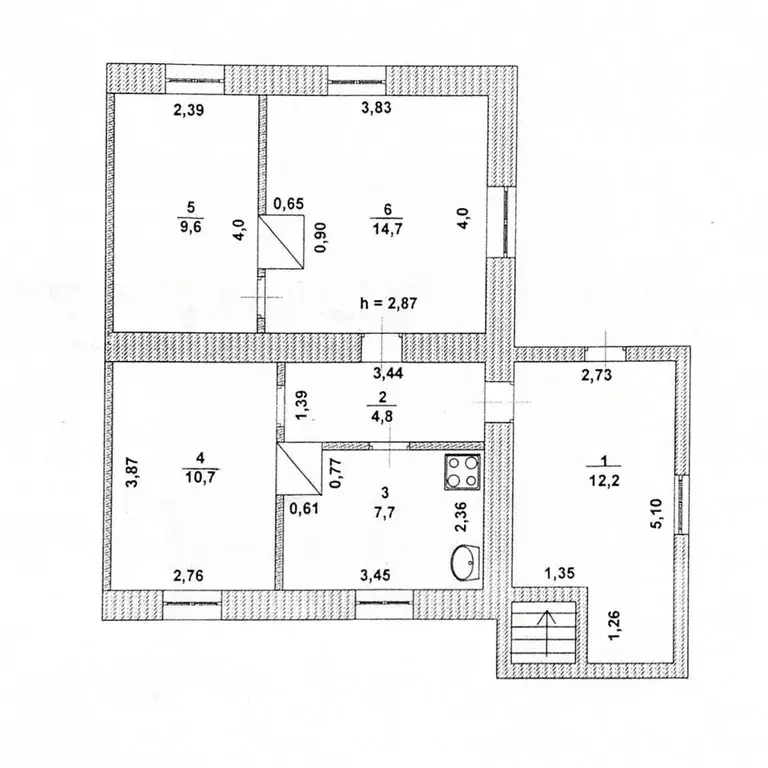 3-к кв. Саратовская область, Вольск ул. Калинина, 49 (59.7 м) - Фото 1