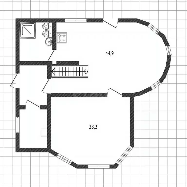 Дом в Белгородская область, Белгородский район, с. Стрелецкое Полевая ... - Фото 1