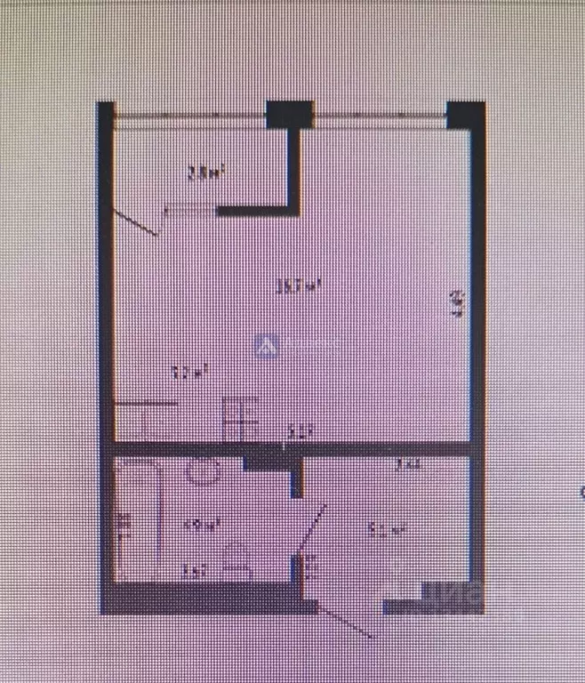 Студия Тюменская область, Тюмень ул. Павла Никольского, 10 (29.9 м) - Фото 1