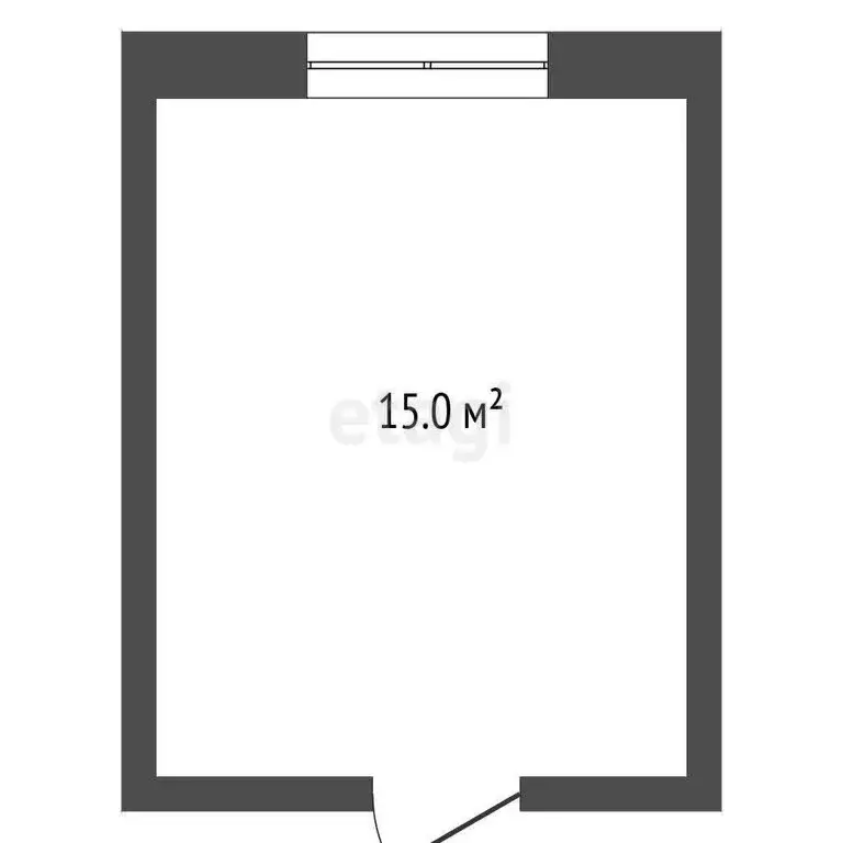 1к в -комнатной квартире (15 м) - Фото 1