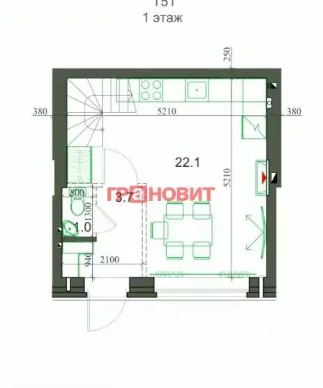 2-к кв. Новосибирская область, Новосибирский район, Мичуринский ... - Фото 2