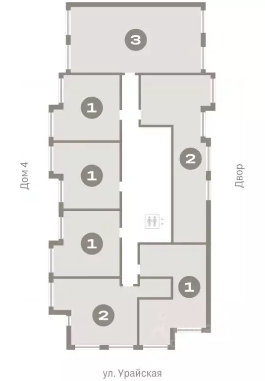 2-к кв. Тюменская область, Тюмень ул. Муравленко, 9к3 (71.02 м) - Фото 1
