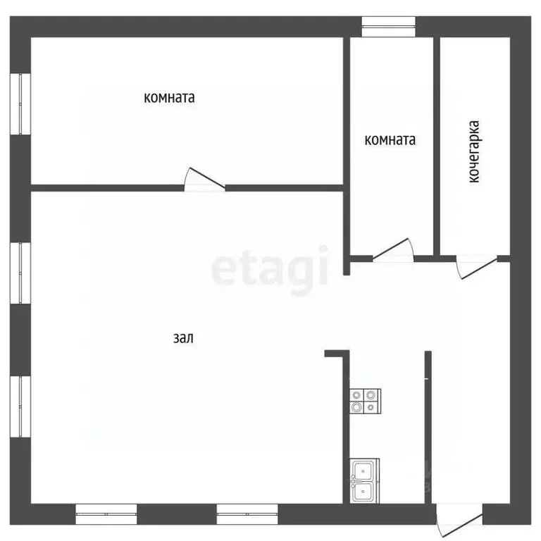 Дом в Тюменская область, Тюмень Парфеново мкр, ул. Кондинская (59 м) - Фото 1