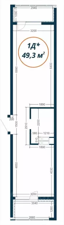1-к кв. Приморский край, Находка  (49.3 м) - Фото 1