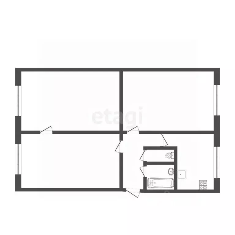 3-к кв. Московская область, Дмитров ДЗФС мкр, 4 (59.3 м) - Фото 1