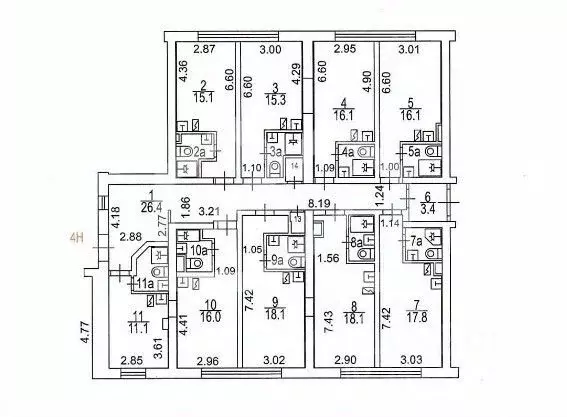 Помещение свободного назначения в Москва ул. Антонова-Овсеенко, 4 (210 ... - Фото 1